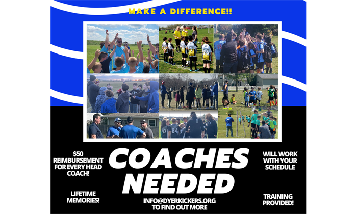 Coaches and Volunteers Needed!